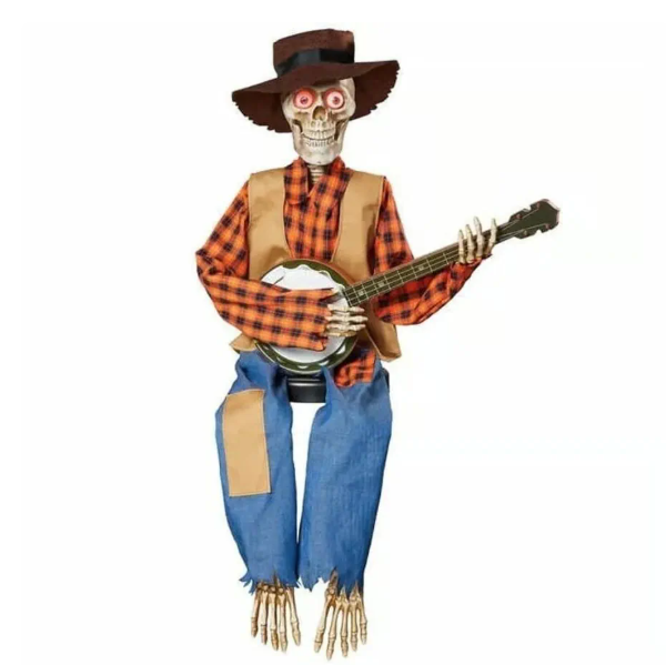 🔥Halloween Pre Sale 49% OFF – 💀Funny Animated Dueling Banjo Skeletons