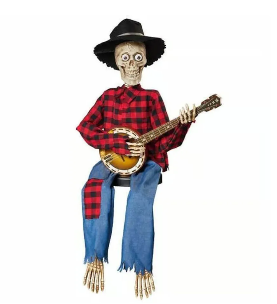 🔥Halloween Pre Sale 49% OFF – 💀Funny Animated Dueling Banjo Skeletons
